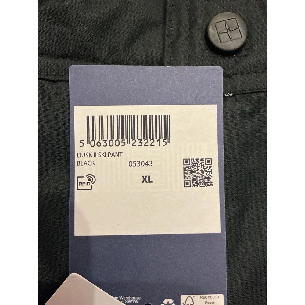 Mountain Warehouse Dusk Snow Ski Pants‎ II Black XL New With Tags
